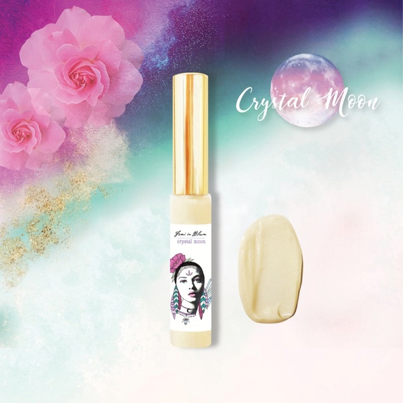 White Pearl Iridescent Shimmer Organic Lip Gloss Plumper Treatment Wand - Picture 7 of 16